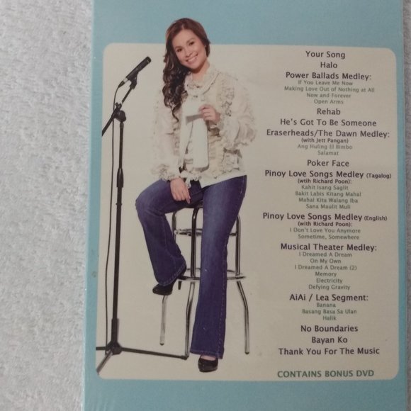 Lea Salonga Your Songs CD and DVD, Philippines - Picture 8 of 8